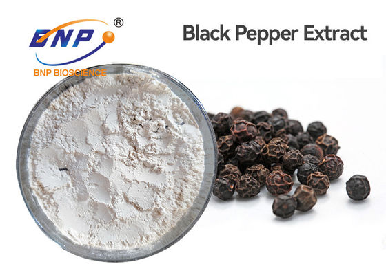 مسحوق مستخلص فلفل أسود بيبرين أبيض HPLC Piper Nigrum Fruit Extract