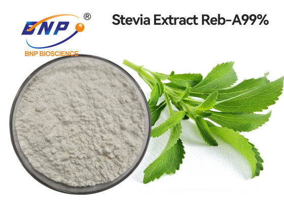 RA 99٪ HPLC Sweetleaf Organic Stevia Extract قليلة السعرات الحرارية