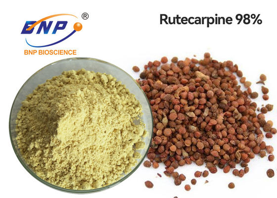 المكملات الطبيعية Evodia Rutaecarpa Extract Rutecarpine 98 ٪ HPLC Rutaecarpine